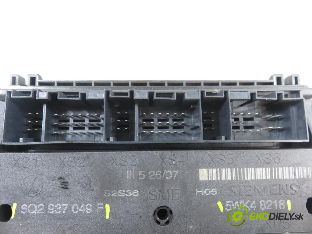SKODA FABIA I (6Y2) SEDAN 2007 51,00 1.4 TDI - BNM 1422,00 MODUL komfortu 6Q2937049F ; 5WK48218