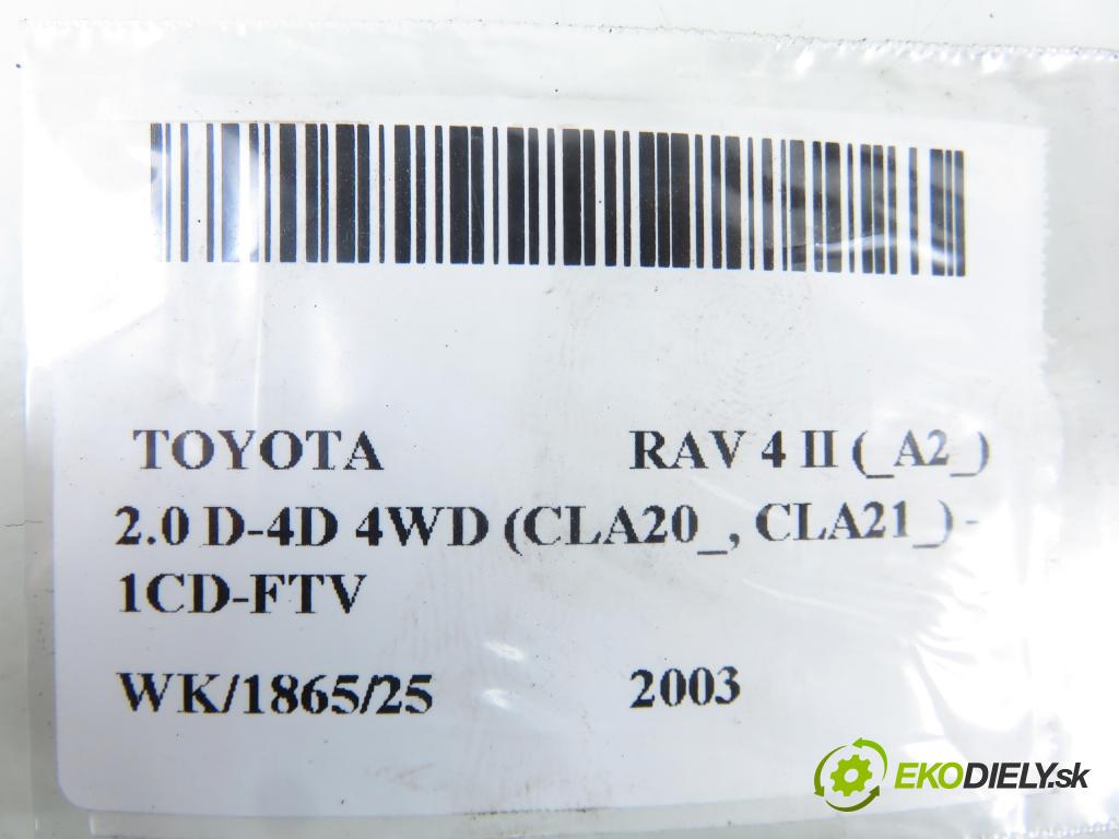 TOYOTA RAV 4 II (_A2_) SUV 2003 85,00 2.0 D-4D 4WD 116 - 1CD-FTV 1995,00 Ventilátor chladič vody 1227506201
