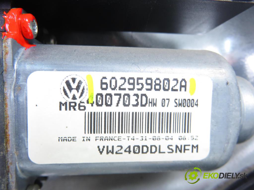 VW POLO (9N_) HB 2004 55,00 1.4 TDI PD 75 - AMF 1422,00 Mechanizmus okien 3D 6Q3837401N ; 6Q2959802A