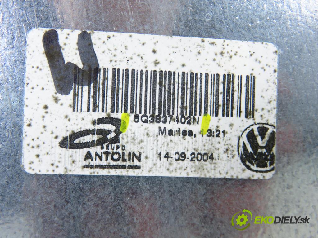 VW POLO (9N_) HB 2004 55,00 1.4 TDI PD 75 - AMF 1422,00 Mechanizmus okien 3D 6Q3837402N ; 6Q2959801A
