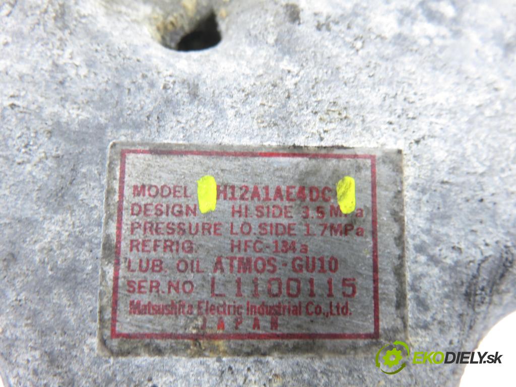 MAZDA 6 Station Wagon (GY) KOMBI 2006 89,00 2.0 DI 121 - RF5C 1998,00 KOMPRESOR: klimatizácie H12A1AE4DC (Kompresor klimatizácie)