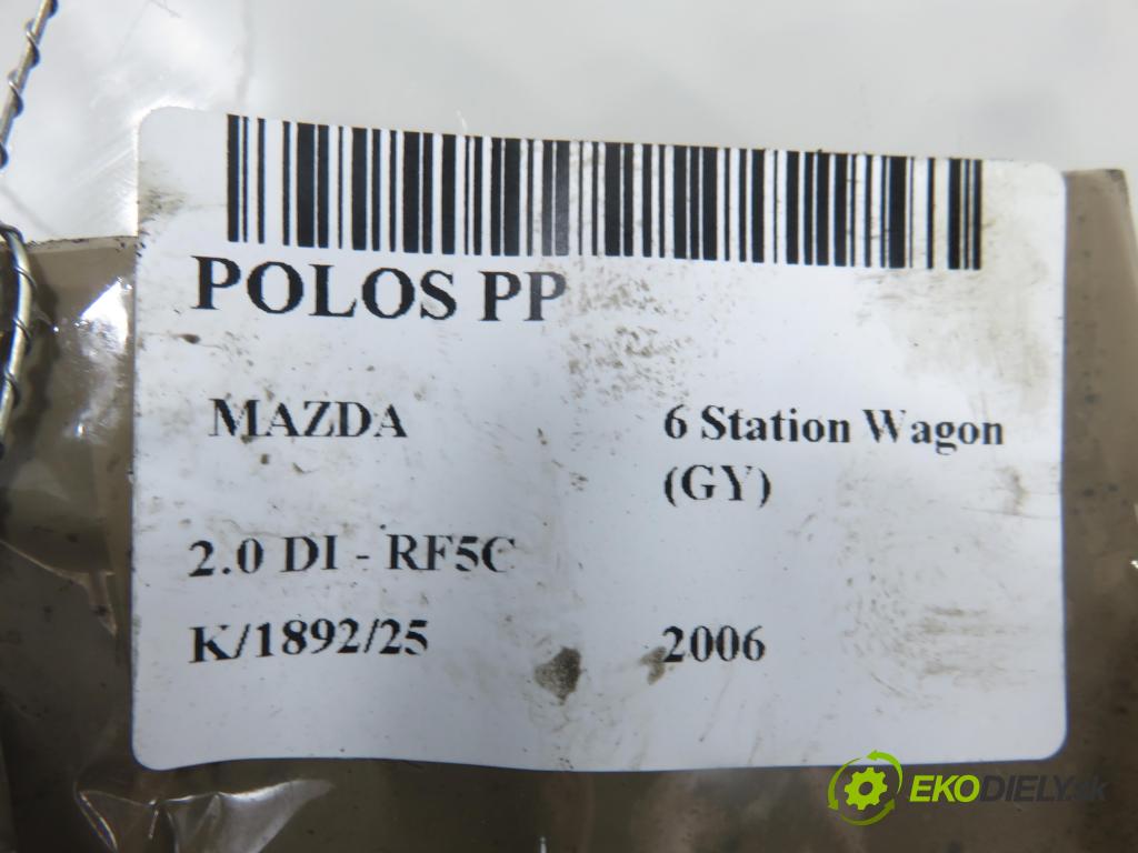 MAZDA 6 Station Wagon (GY) KOMBI 2006 89,00 2.0 DI 121 - RF5C 1998,00 Poloos PP 