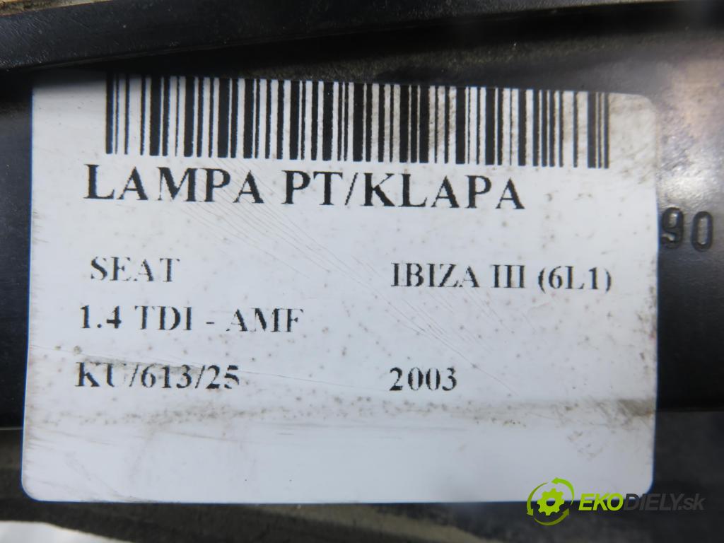 SEAT IBIZA III (6L1) HB 2003 55,00 1.4 TDI 75 - AMF 1422,00 Svetlo pravé zadné kufor 6L6945108