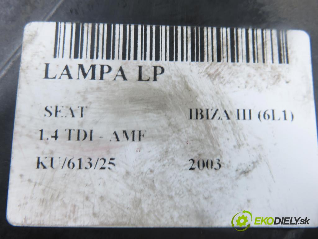 SEAT IBIZA III (6L1) HB 2003 55,00 1.4 TDI 75 - AMF 1422,00 Svetlo LP 
