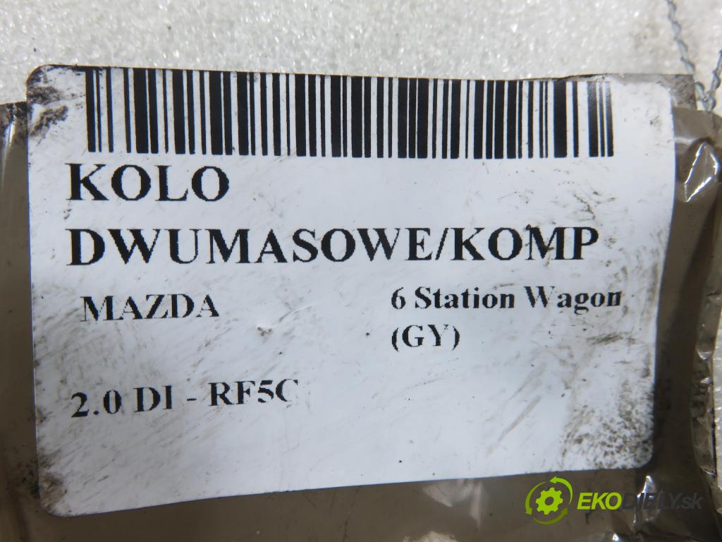 MAZDA 6 Station Wagon (GY) KOMBI 2006 89,00 2.0 DI 121 - RF5C 1998,00 Koleso dvojvrstvové 130416410 ; RF3016460A ; RF3016610A