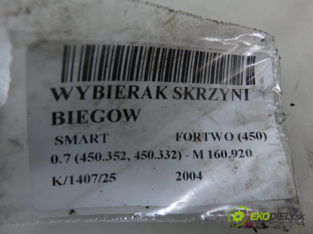 SMART FORTWO Coupe (450) HB 2004 45,00 0.7 (450.352, 450.332) - M 160.920 698,00 Kulisa prevodovky 0003227V009 ; 4310023800