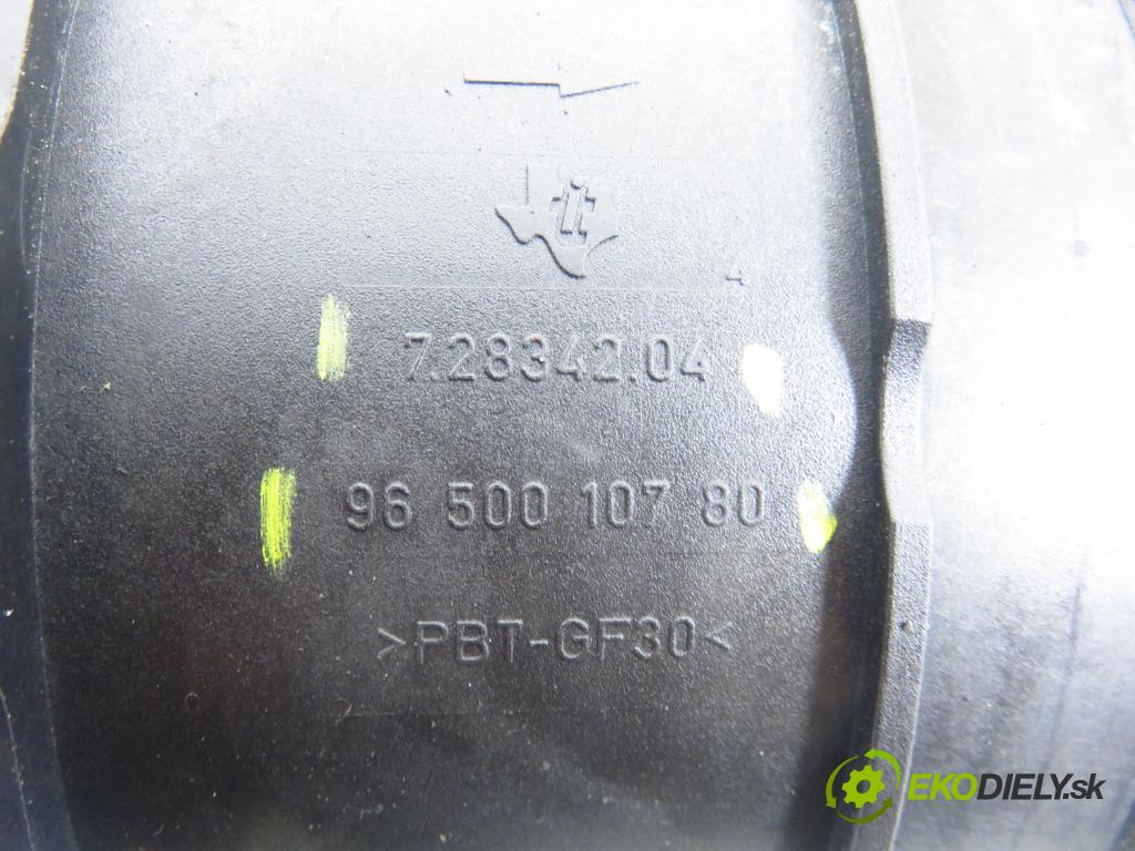 PEUGEOT 307 SW (3H) KOMBI 2006 80,00 1.6 HDI 110 - 9HZ (DV6TED4) 1560,00 váha vzduchu vzduchu 72834204 ; 9650010780