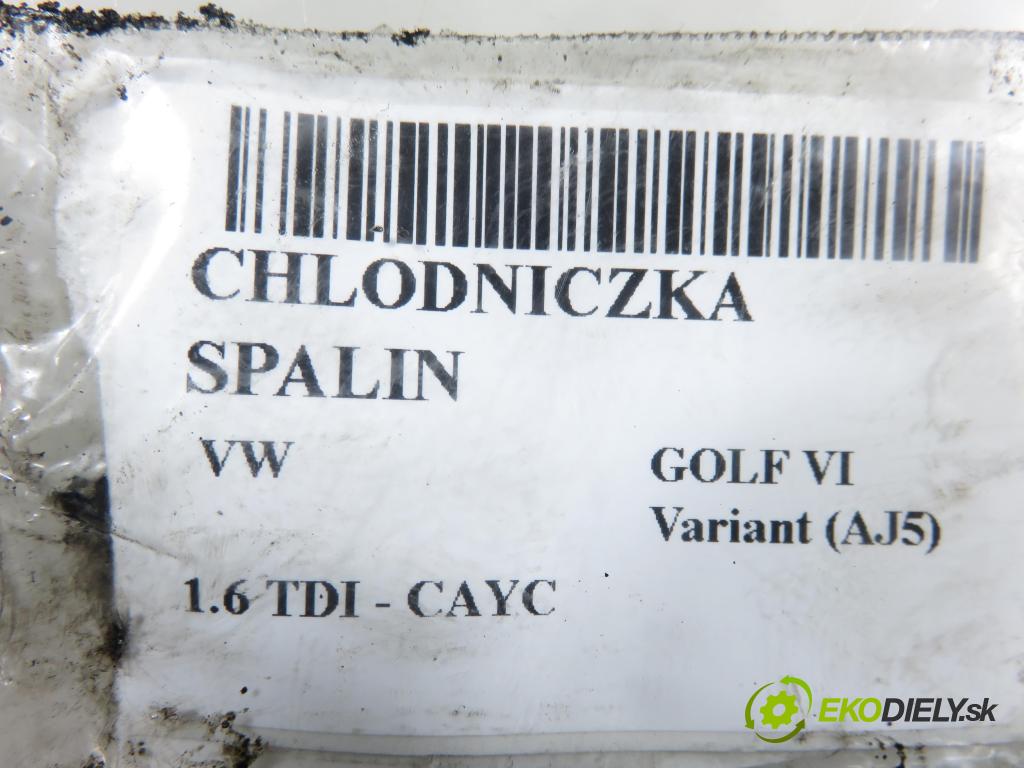 VW GOLF VI Variant (AJ5) KOMBI 2010 77,00 1.6 TDI - CAYC 1598,00 Chladič spalín 0280751016 ; 03L131512CF