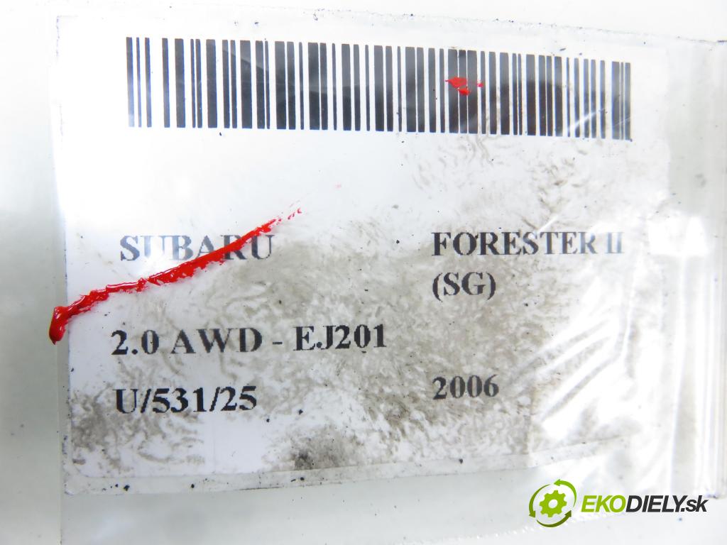 SUBARU FORESTER (SG_) KOMBI 2006 92,00 2.0 AWD 125 - EJ201 1994,00 rúrka EGR