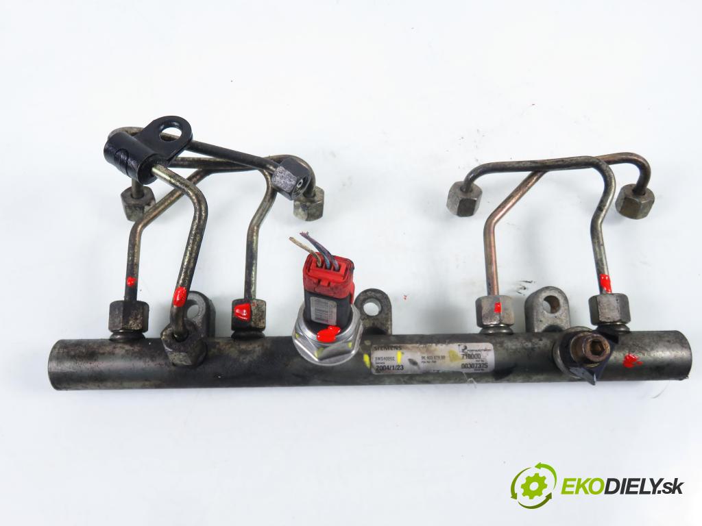 PEUGEOT PARTNER Combispace (5F) KOMBIVAN 2004 66,00 2.0 HDI - RHY (DW10TD) 1997,00 lišta vstřikovací 9640387980 ; 5WS40039 ; 5WS40002 (Vstřikovací lišta)