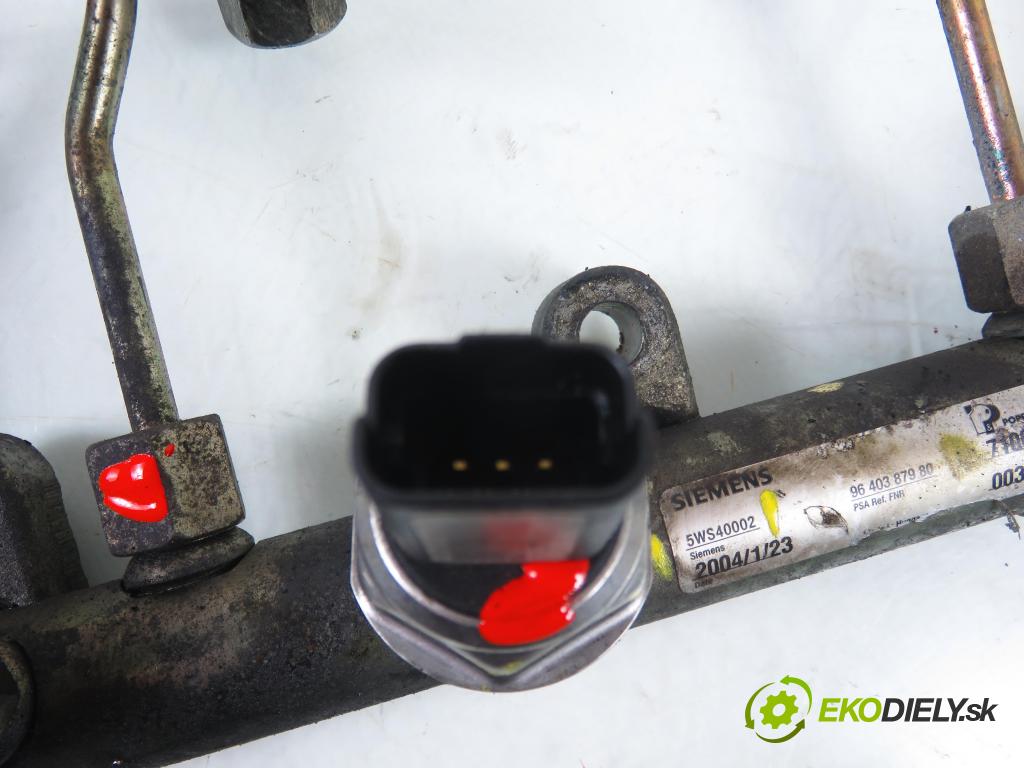 PEUGEOT PARTNER Combispace (5F) KOMBIVAN 2004 66,00 2.0 HDI - RHY (DW10TD) 1997,00 lišta vstřikovací 9640387980 ; 5WS40039 ; 5WS40002 (Vstřikovací lišta)