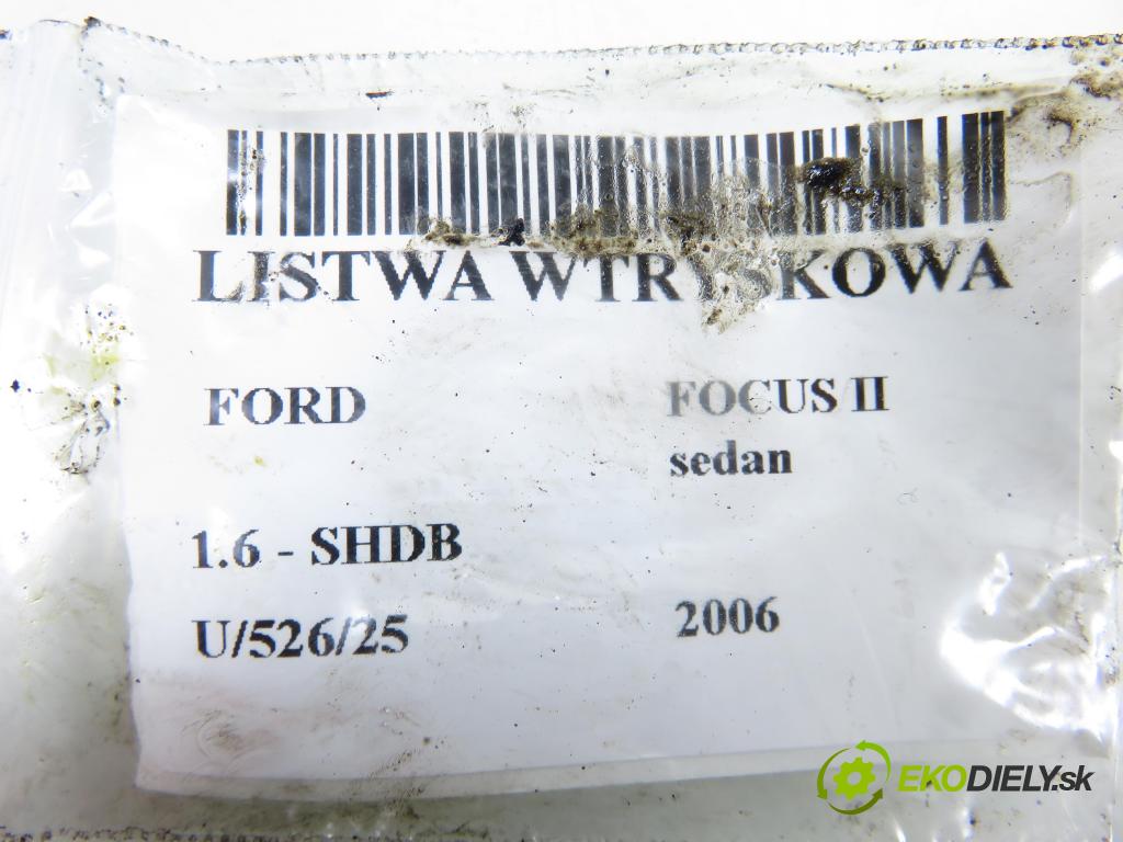 FORD FOCUS II sedan (DB_, FCH, DH) SEDAN 2006 74,00 1.6 - SHDB 1596,00 lišta vstřikovací 98MFBC ; 5M5G9H487BA ; VP5M5UBB (Vstřikovací lišta)