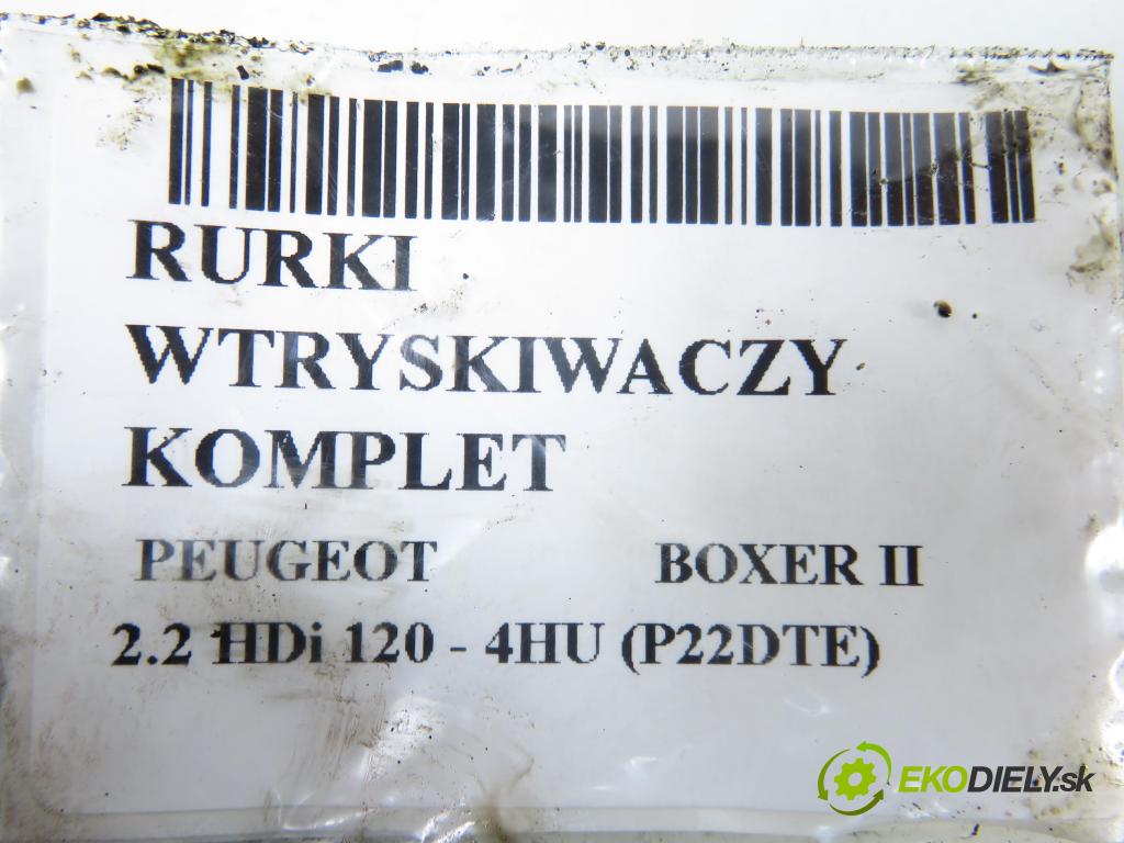 PEUGEOT BOXER Skrzynia FURGON 2007 88,00 2.2 HDi 120 - 4HU (P22DTE) 2198,00 rúrky VSTREKOVAČE: