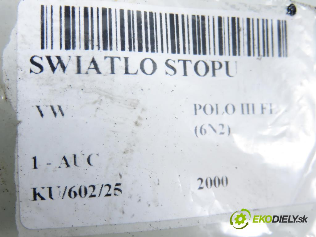 VW POLO (6N2) HB 2000 37,00 1.0 MPI 50 - AUC 999,00 svetlo bŕzd 6N0945097