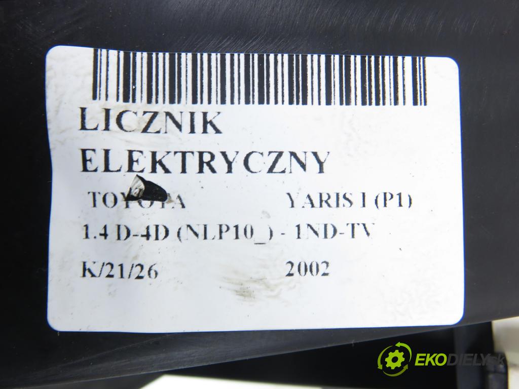 TOYOTA YARIS (_P1_) HB 2002 55,00 1.4 D-4D (NLP10_) - 1ND-TV 1364,00 Prístrojovka elektrický 8380052640