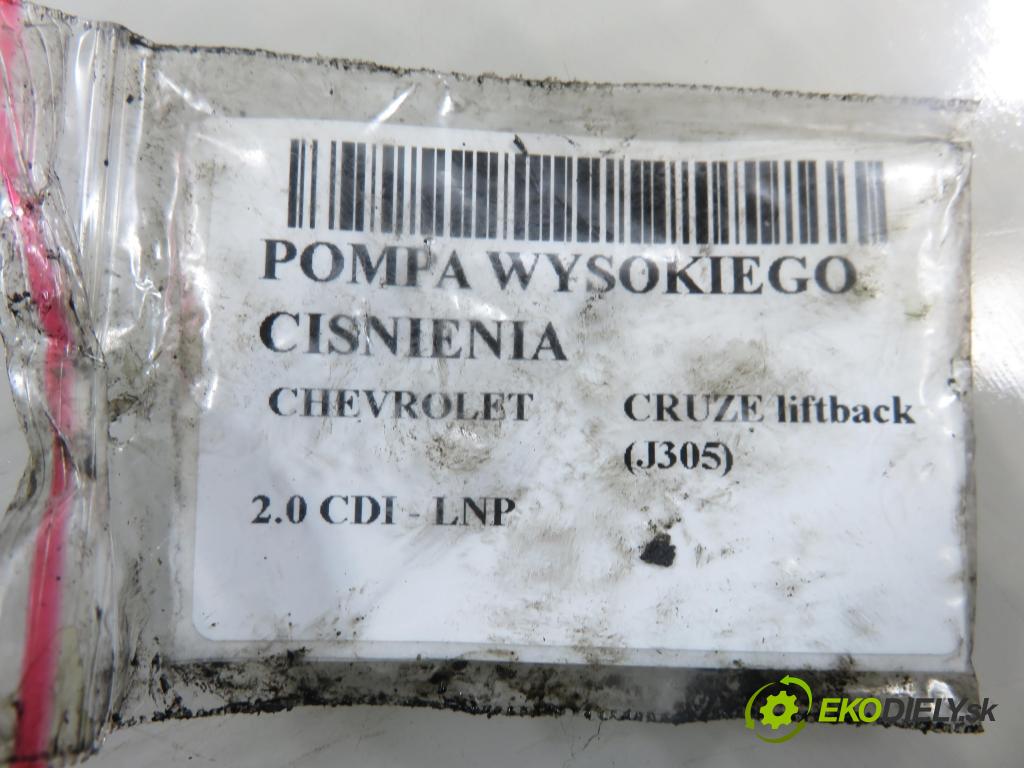 CHEVROLET CRUZE liftback (J305) HB 2012 120,00 2.0 Dsl - LNP 1998,00 Pumpa vysokého tlaku 25187375 ; 28318239