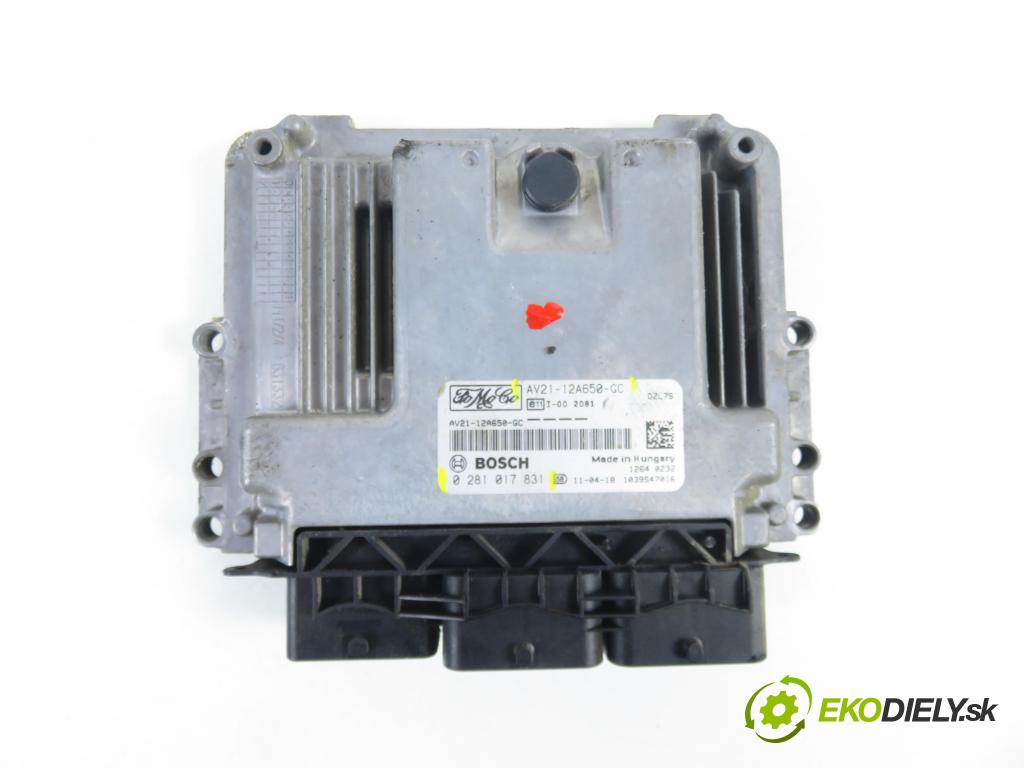 FORD FIESTA VI (CB1,CCN) HB 2011 51,00 1.4 TDCi - KVJA 1399,00 Riadiaca jednotka Motor 0281017831 ; AV2112A650GC