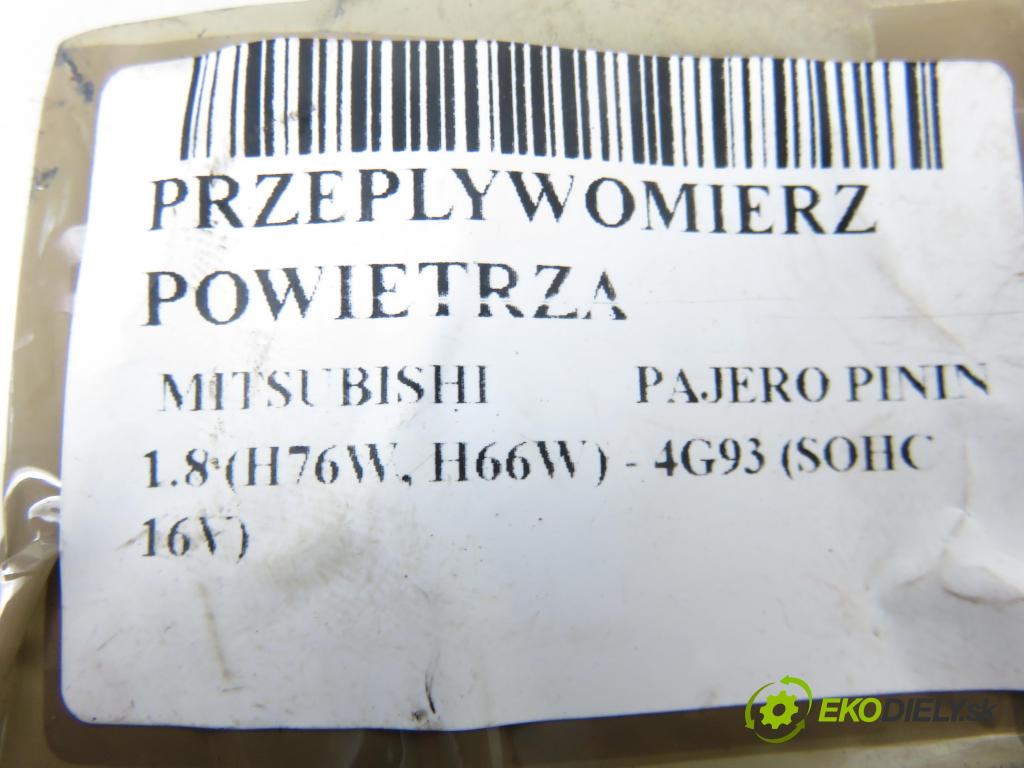 MITSUBISHI PAJERO PININ (H6_W, H7_W) SUV 2005 84,00 1.8 (H76W, H66W) - 4G93 (SOHC 16V) 1834,00 váha vzduchu vzduchu
