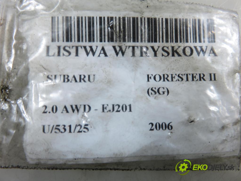 SUBARU FORESTER (SG_) KOMBI 2006 92,00 2.0 AWD 125 - EJ201 1994,00 lišta vstřikovací FBYCG50 (Vstřikovací lišta)