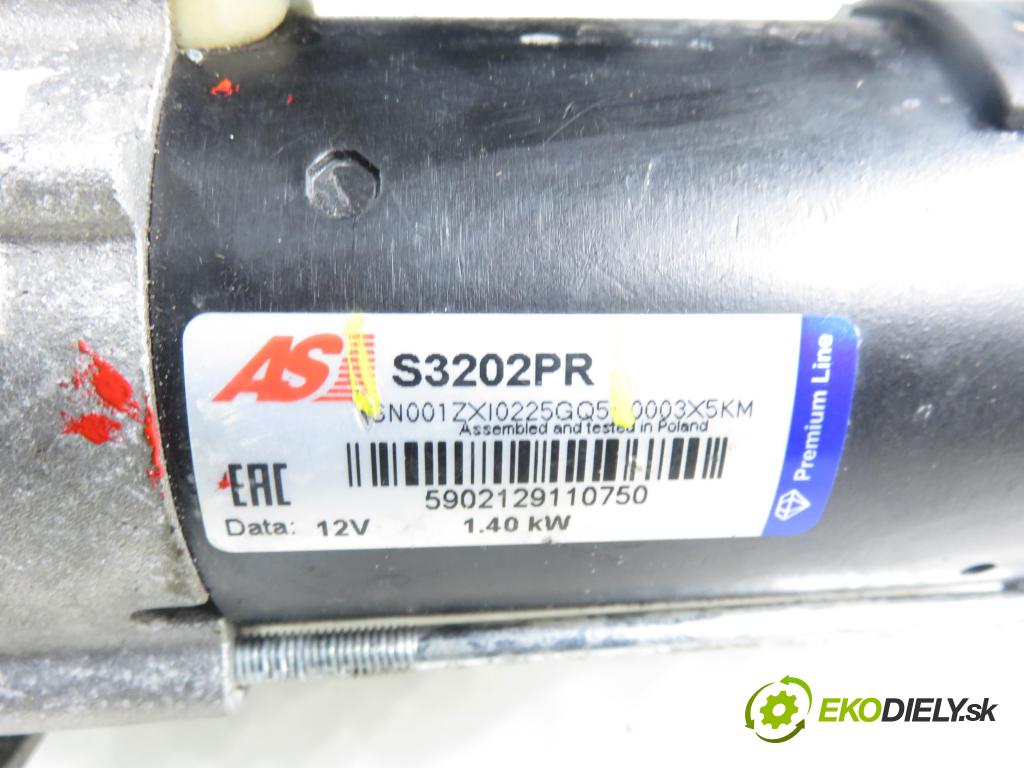 FORD FIESTA VI (CB1,CCN) HB 2011 51,00 1.4 TDCi - KVJA 1399,00 Štartér S3202PR (Štartér)