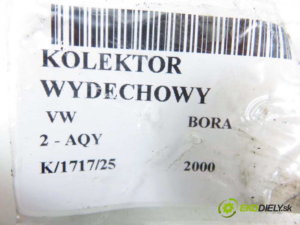 VW BORA (1J2) SEDAN 2000 85,00 2 - AQY 1984,00 potrubí VYČERPAT: 06A253031 (Výfukové potrubí)