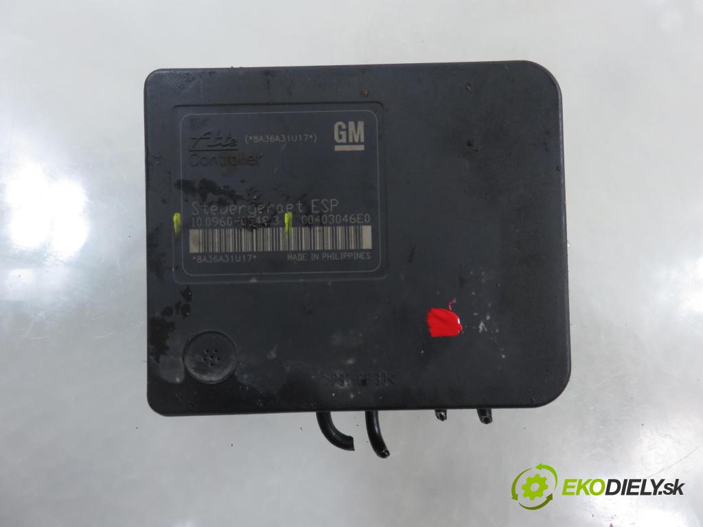 OPEL ASTRA H GTC (L08) HB 2006 74,00 1.7 CDTi - Z 17 DTH 1686,00 Pumpa ABS 10096005483 ; 13213610AL ; 10020602064 (Pumpa ABS)