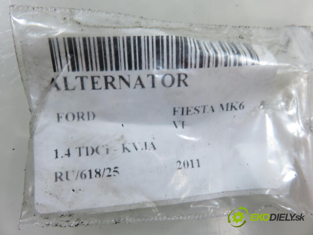 FORD FIESTA VI (CB1,CCN) HB 2011 51,00 1.4 TDCi - KVJA 1399,00 Alternátor 30659390 ; AV6N10300GC (Alternátor)