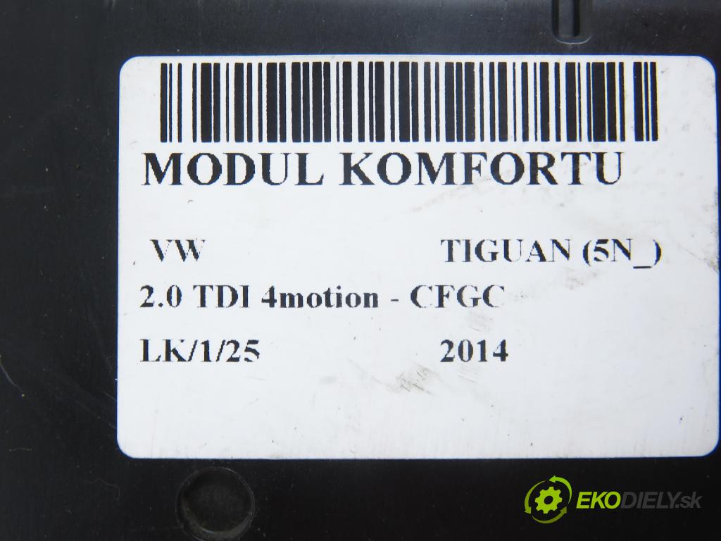 VW TIGUAN (5N_) SUV 2014 130,00 2.0 TDI 4motion - CFGC 1968,00 MODUL komfortu 5K0937086Q