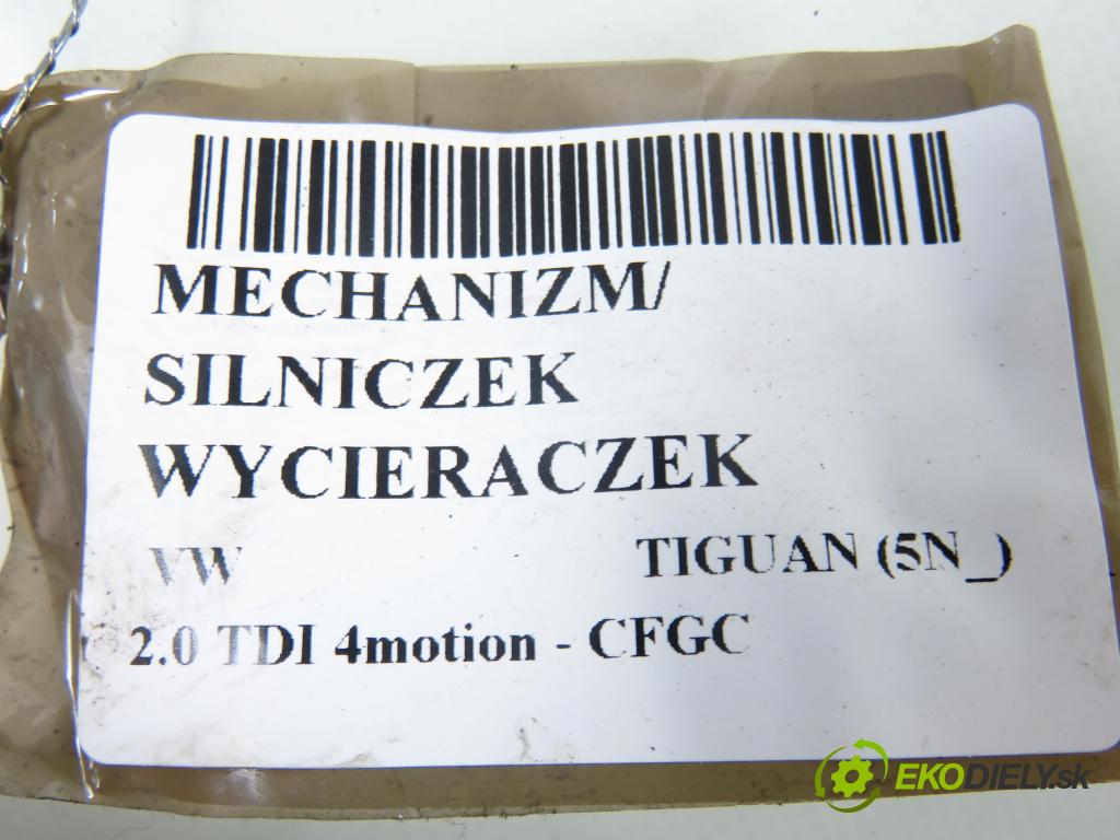 VW TIGUAN (5N_) SUV 2014 130,00 2.0 TDI 4motion - CFGC 1968,00 Motorček stieračov 5N1955023D ; 5N1955119B