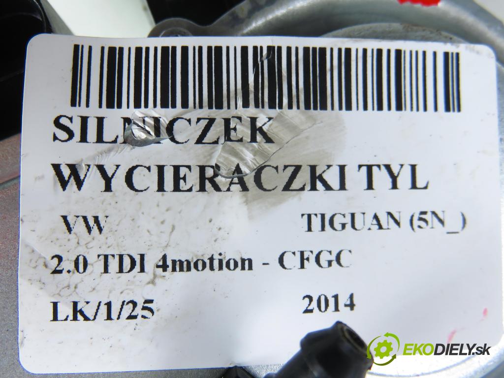 VW TIGUAN (5N_) SUV 2014 130,00 2.0 TDI 4motion - CFGC 1968,00 Motorček stierače zadné 5N0955711B