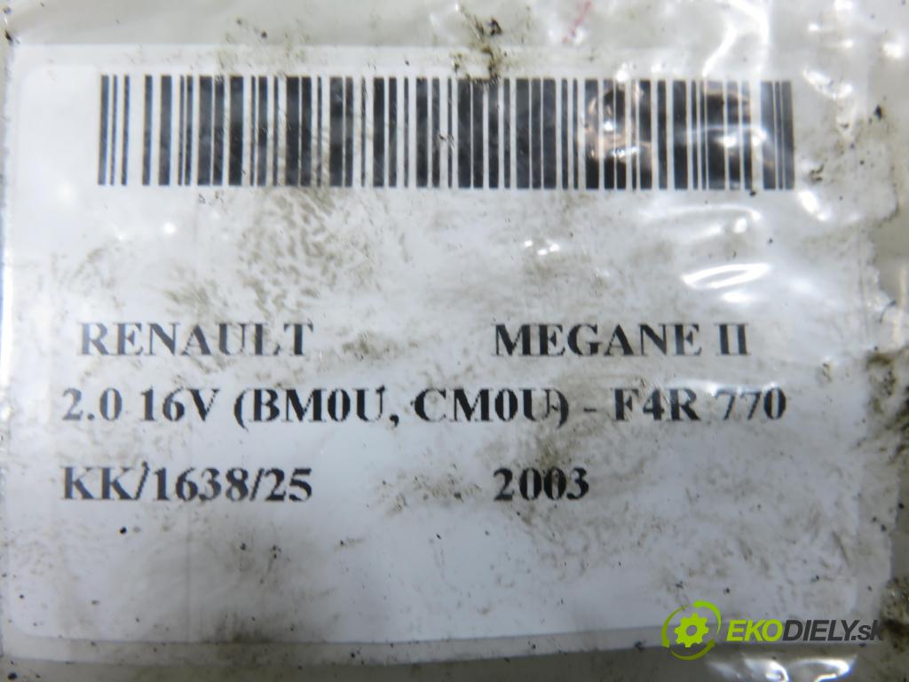 RENAULT MEGANE II (BM0/1_, CM0/1_) HB 2003 99,00 2.0 16V 135 - F4R 770 1998,00 Snímač časovania Vačkový hriadeľ: 39SKV064