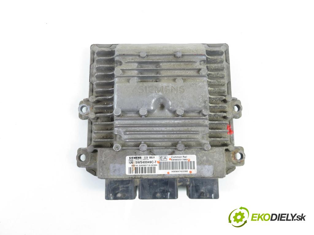 PEUGEOT PARTNER Combispace (5F) KOMBIVAN 2003 66,00 2.0 HDI - RHY (DW10TD) 1997,00 Riadiaca jednotka Motor SW9650517880 ; HW9647423380 ; 5WS40049CT