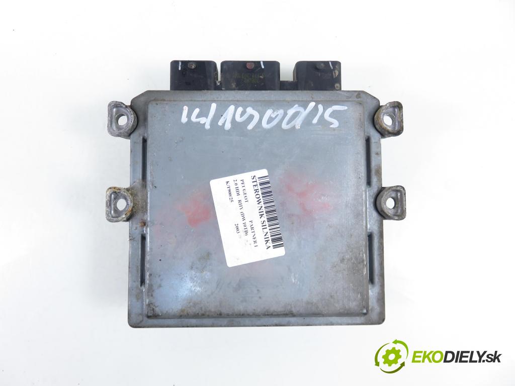 PEUGEOT PARTNER Combispace (5F) KOMBIVAN 2003 66,00 2.0 HDI - RHY (DW10TD) 1997,00 Riadiaca jednotka Motor SW9650517880 ; HW9647423380 ; 5WS40049CT