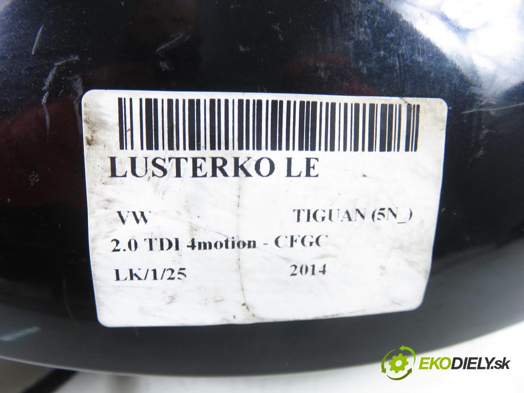 VW TIGUAN (5N_) SUV 2014 130,00 2.0 TDI 4motion - CFGC 1968,00 Spätné zrkadlo LE 5N1857501AH