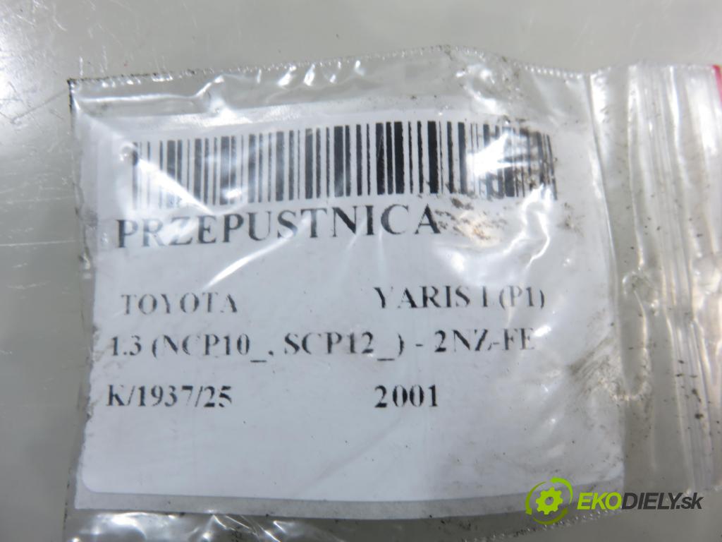 TOYOTA YARIS (_P1_) HB 2001 63,00 1.3 VVTi 86 - 2NZ-FE 1299,00 Škrtiaca klapka 8945220130 ; 1985001071 (Škrtiaca klapka)