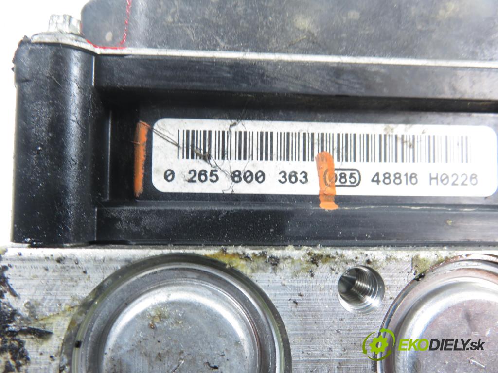 VW POLO (9N_) HB 2004 55,00 1.4 TDI PD 75 - AMF 1422,00 Pumpa ABS 0265800363 ; 6Q0907379AA (Pumpa ABS)