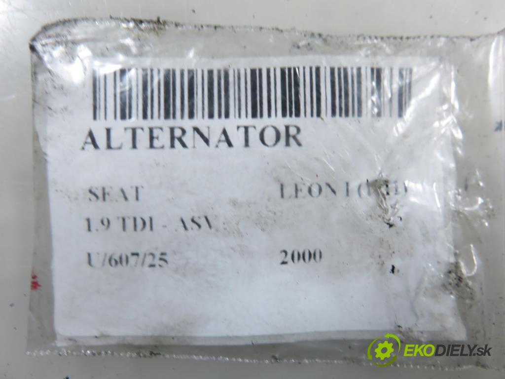 SEAT LEON (1M1) HB 2000 81,00 1.9 TDI 110 - ASV 1896,00 Alternátor 038903023S (Alternátor)