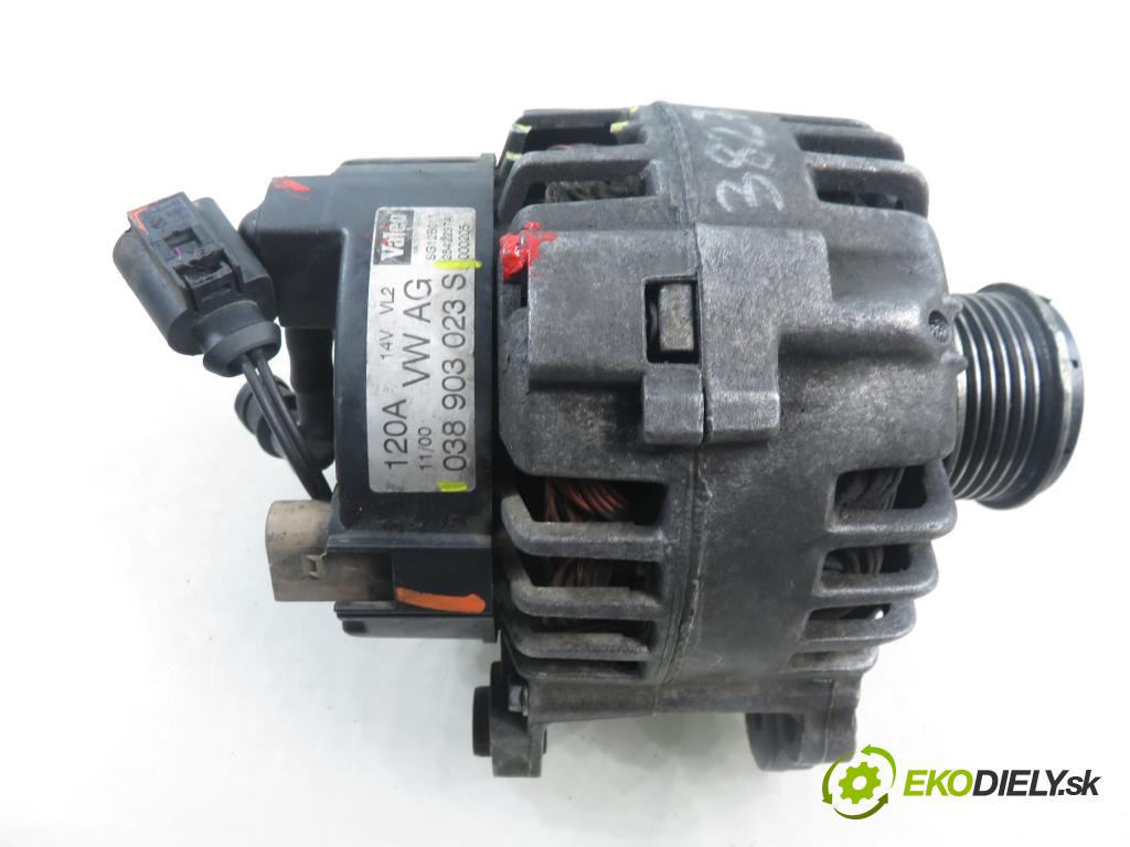 SEAT LEON (1M1) HB 2000 81,00 1.9 TDI 110 - ASV 1896,00 Alternátor 038903023S (Alternátor)