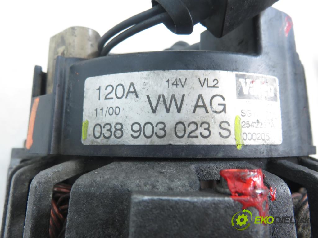 SEAT LEON (1M1) HB 2000 81,00 1.9 TDI 110 - ASV 1896,00 Alternátor 038903023S (Alternátor)