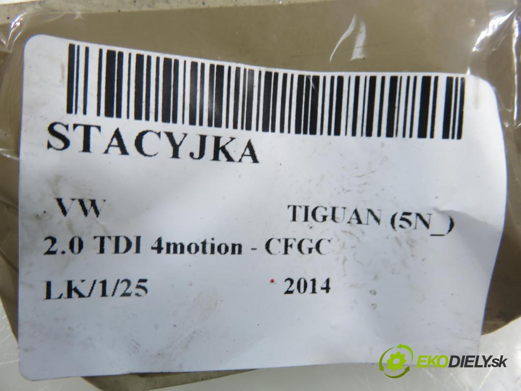 VW TIGUAN (5N_) SUV 2014 130,00 2.0 TDI 4motion - CFGC 1968,00 spinačka 1K0905851 (Spínacia skrinka)