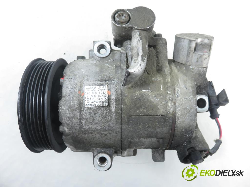 VW POLO (9N_) HB 2004 55,00 1.4 TDI PD 75 - AMF 1422,00 KOMPRESOR: klimatizace 6Q0820803J (Kompresor klimatizace)