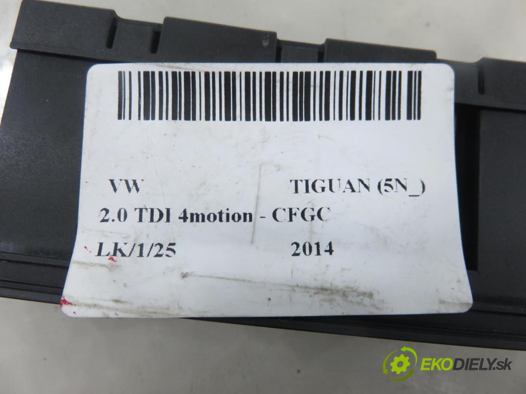 VW TIGUAN (5N_) SUV 2014 130,00 2.0 TDI 4motion - CFGC 1968,00 vypínač / prepínač 5N1927132T