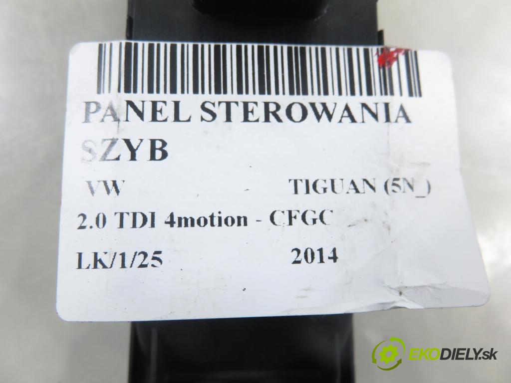 VW TIGUAN (5N_) SUV 2014 130,00 2.0 TDI 4motion - CFGC 1968,00 Panel ovládania okien 5K4959857 ; 5K0959565
