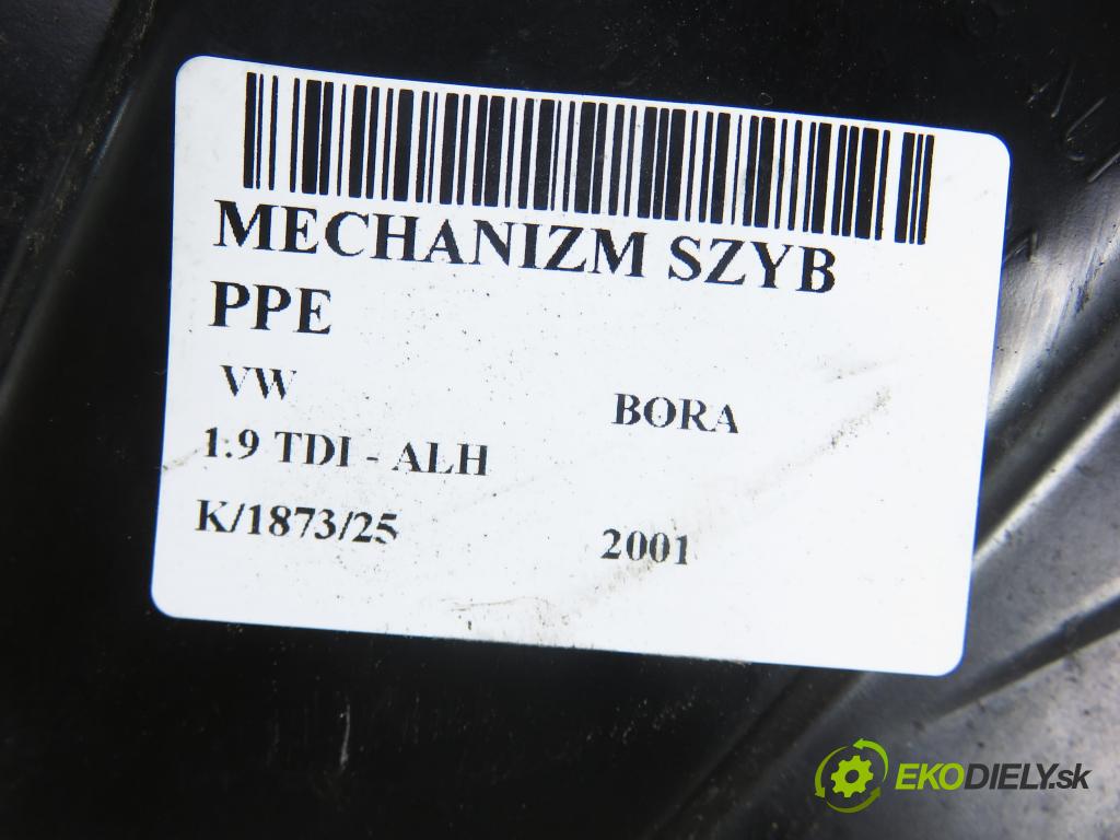 VW BORA (1J2) SEDAN 2001 66,00 1.9 TDI 90 - ALH 1896,00 Mechanizmus okien 1J4837756B ; 1J4837730AA
