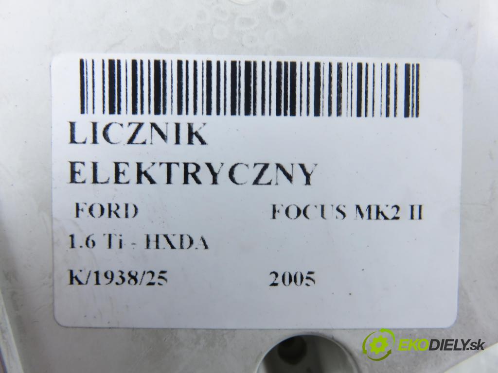FORD FOCUS II (DA_, HCP) HB 2005 85,00 1.6 Ti - HXDA 1596,00 Prístrojovka elektrický 4M5T10849EM