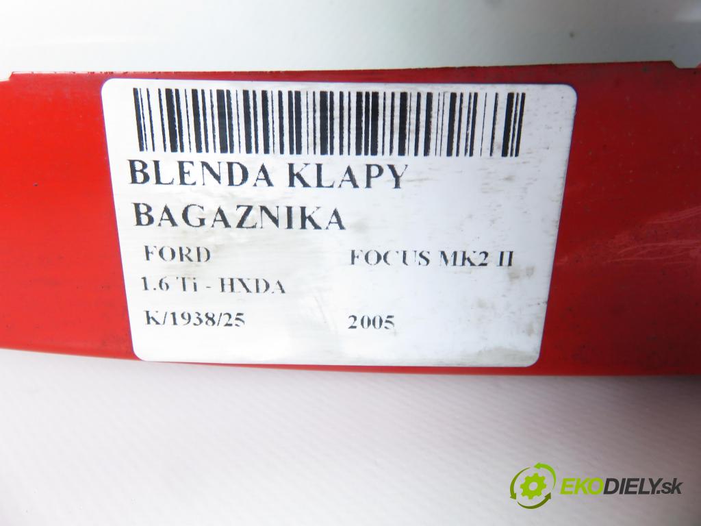 FORD FOCUS II (DA_, HCP) HB 2005 85,00 1.6 Ti - HXDA 1596,00 Zadné čelo dverí kufor 4M51A43404BF