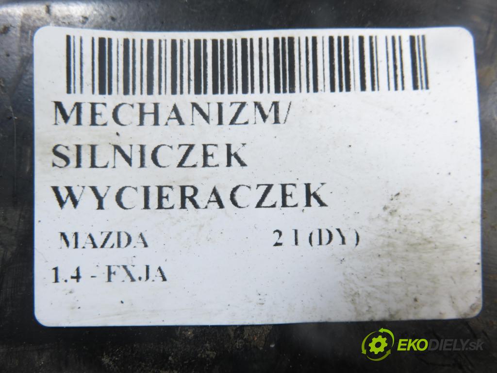 MAZDA 2 (DY) HB 2003 59,00 1.4 - FXJA 1388,00 Motorček stieračov 