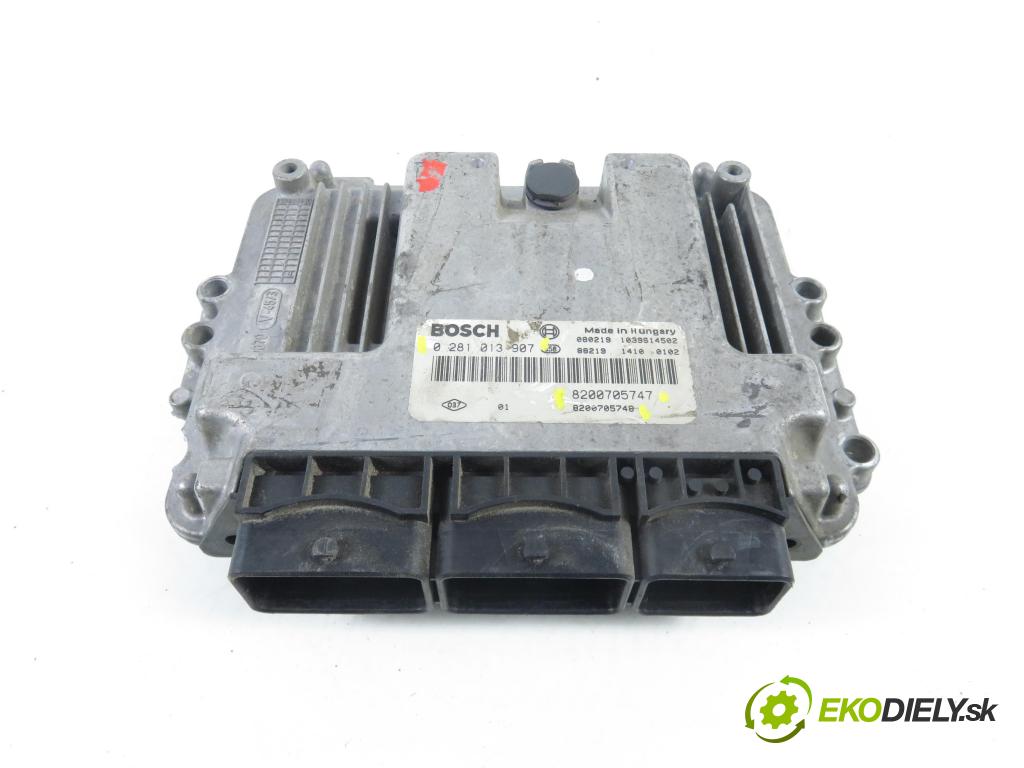 RENAULT MEGANE II Kombi (KM0/1_) KOMBI 2008 96,00 1.9 dCi 131 - F9Q 804 1870,00 Riadiaca jednotka Motor 0281013907 ; 8200705747 ; 8200705748