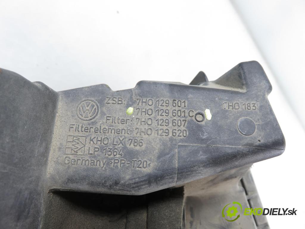 VW TRANSPORTER V Skrzynia (7HA, 7HH, 7EA, 7EH) FURGON 2005 77,00 1.9 TDI PD 105 - AXB 1896,00 Obal filtra vzduchu 7H0129601C (Obal vzduchového filtra)