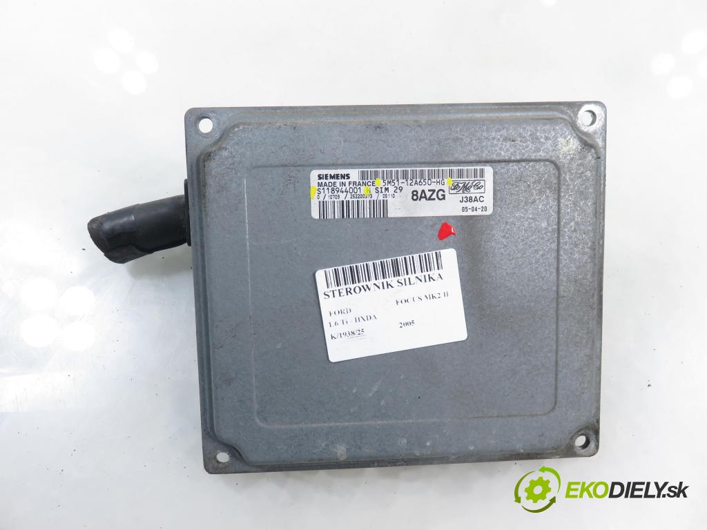 FORD FOCUS II (DA_, HCP) HB 2005 85,00 1.6 Ti - HXDA 1596,00 Riadiaca jednotka Motor 5M5112A650HG ; S118944001